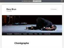 Tablet Screenshot of davybrun.fr